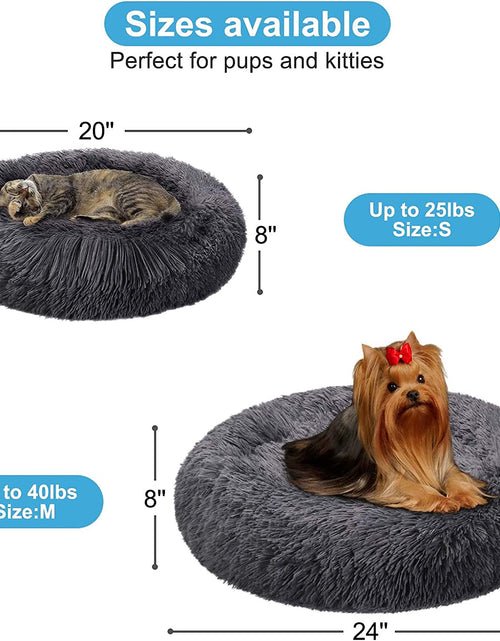 Load image into Gallery viewer, Dog Bed, Dog Beds for Medium Dogs, Small Outdoor Dog Beds, Washable Dog Bed and Cat Bed, Faux Fur Pet Bed, Anti-Slip Dog Bed Cat Bed
