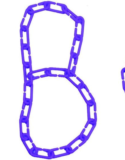 Load image into Gallery viewer, 200Pcs Blue C-Clips Chains Hooks Plastic Chain Links C-Links Children'S Learning Toy Sugar Glider for Parakeets,Small Pet Rat Parrot Bird Toy Cage Swing Climbing Cage Toys
