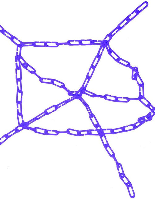 Load image into Gallery viewer, 200Pcs Blue C-Clips Chains Hooks Plastic Chain Links C-Links Children'S Learning Toy Sugar Glider for Parakeets,Small Pet Rat Parrot Bird Toy Cage Swing Climbing Cage Toys
