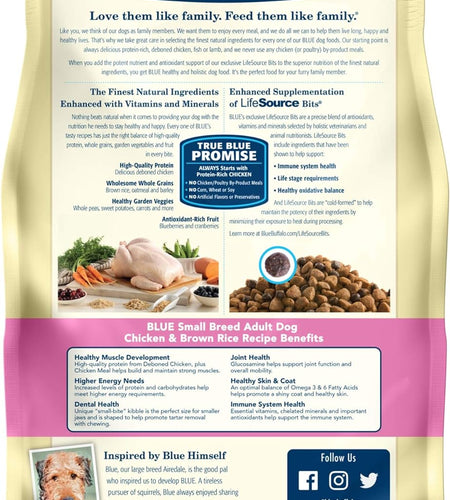 Life Protection Formula Natural Adult Small Breed Dry Dog Food, Chicken and Brown Rice 6-Lb