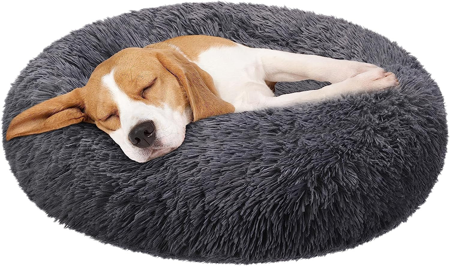 Dog Bed, Dog Beds for Medium Dogs, Small Outdoor Dog Beds, Washable Dog Bed and Cat Bed, Faux Fur Pet Bed, Anti-Slip Dog Bed Cat Bed