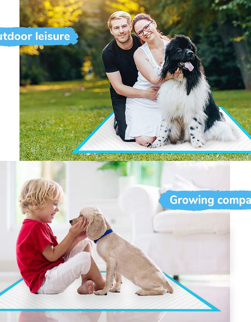Load image into Gallery viewer, Dog Pee Pad, Puppy Potty Training Pet Pads Dog Pads Extra Large Disposable Super Absorbent &amp; Leak-Free Pee Pads 28"X34"
