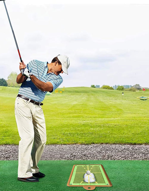 Load image into Gallery viewer, SwingPerfect Golf Training Mat – Portable Swing Detection &amp; Impact Tracing Aid for Better Golf Shots
