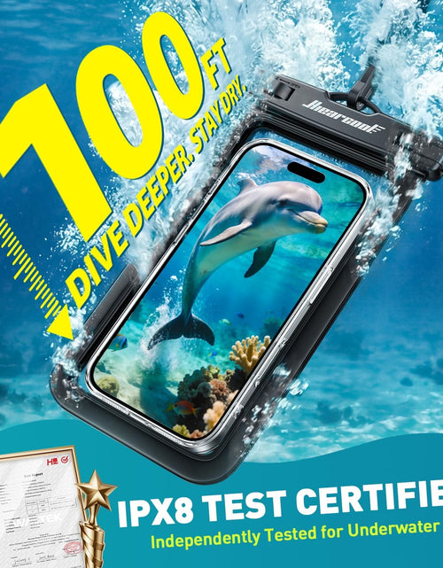 Load image into Gallery viewer, Waterproof Phone Pouch, Waterproof Phone Case for Iphone 15 14 13 12 Pro Max XS Samsung, IPX8 Cellphone Dry Bag Beach Essentials 2Pack-8.3"
