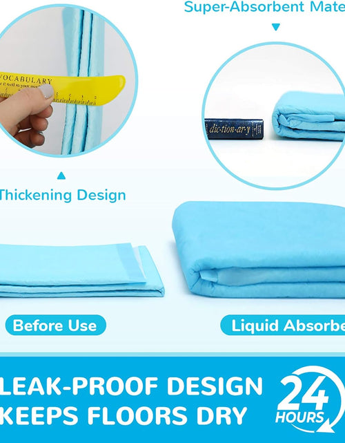 Load image into Gallery viewer, Dog Pee Pad, Puppy Potty Training Pet Pads Dog Pads Extra Large Disposable Super Absorbent &amp; Leak-Free Pee Pads 28"X34"
