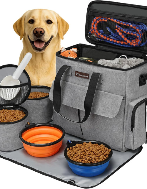 Load image into Gallery viewer, Airline Approved Pet Travel Bag, Weekend Dog Travel Set for Dog and Cat, Airline Approved Tote Organizer with Multi-Function Pockets
