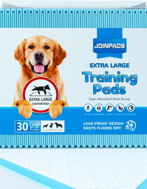Load image into Gallery viewer, Dog Pee Pad, Puppy Potty Training Pet Pads Dog Pads Extra Large Disposable Super Absorbent &amp; Leak-Free Pee Pads 28"X34"
