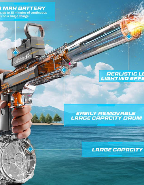 Load image into Gallery viewer, AquaBlaze™ Electric Water Blaster – LED Power Squirt Gun for Epic Summer Battles
