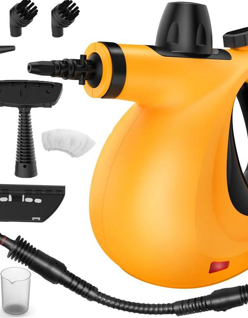 Load image into Gallery viewer, Pressurized Handheld Steam Cleaner &amp; Rechargeable Spin Scrubber
